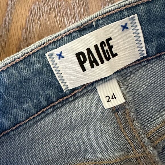 PAIGE Verdugo Ankle Mid-Rise Ultra Skinny in Sensational - Picture 5 of 9